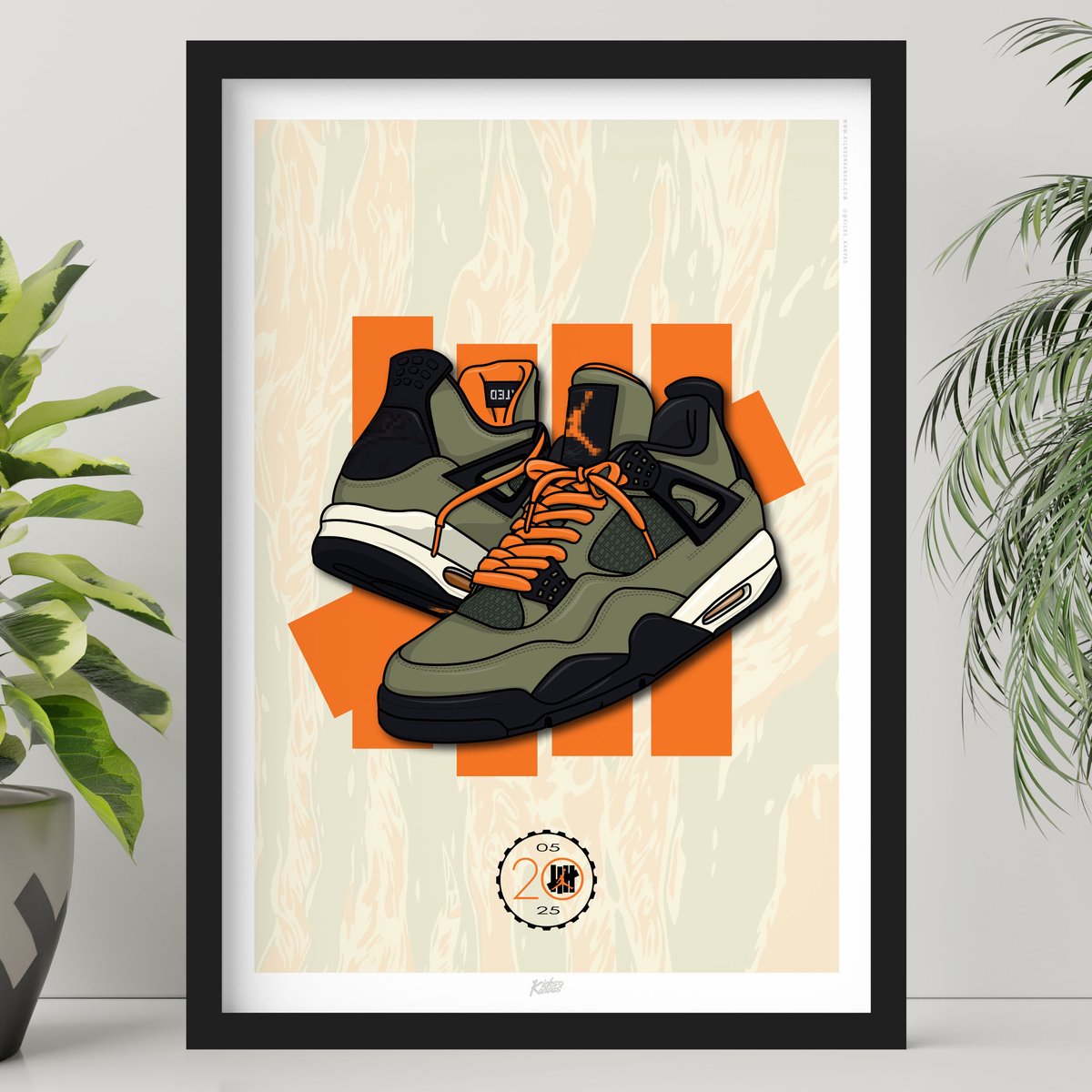 Sneaker Poster J4 UNDFTD