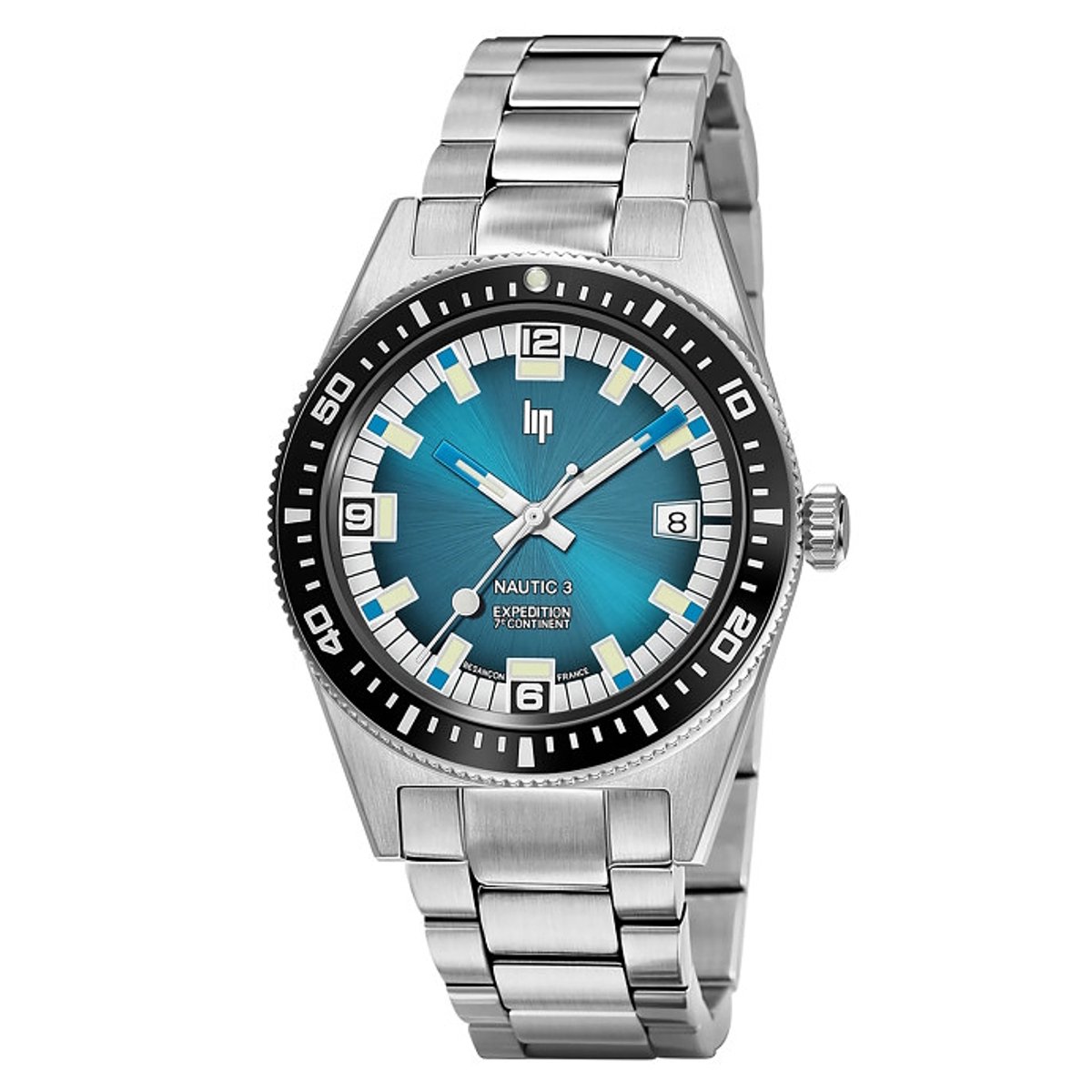LIP Nautic 3 Automatic 7e Continent 39 mm Limited Edition 670096