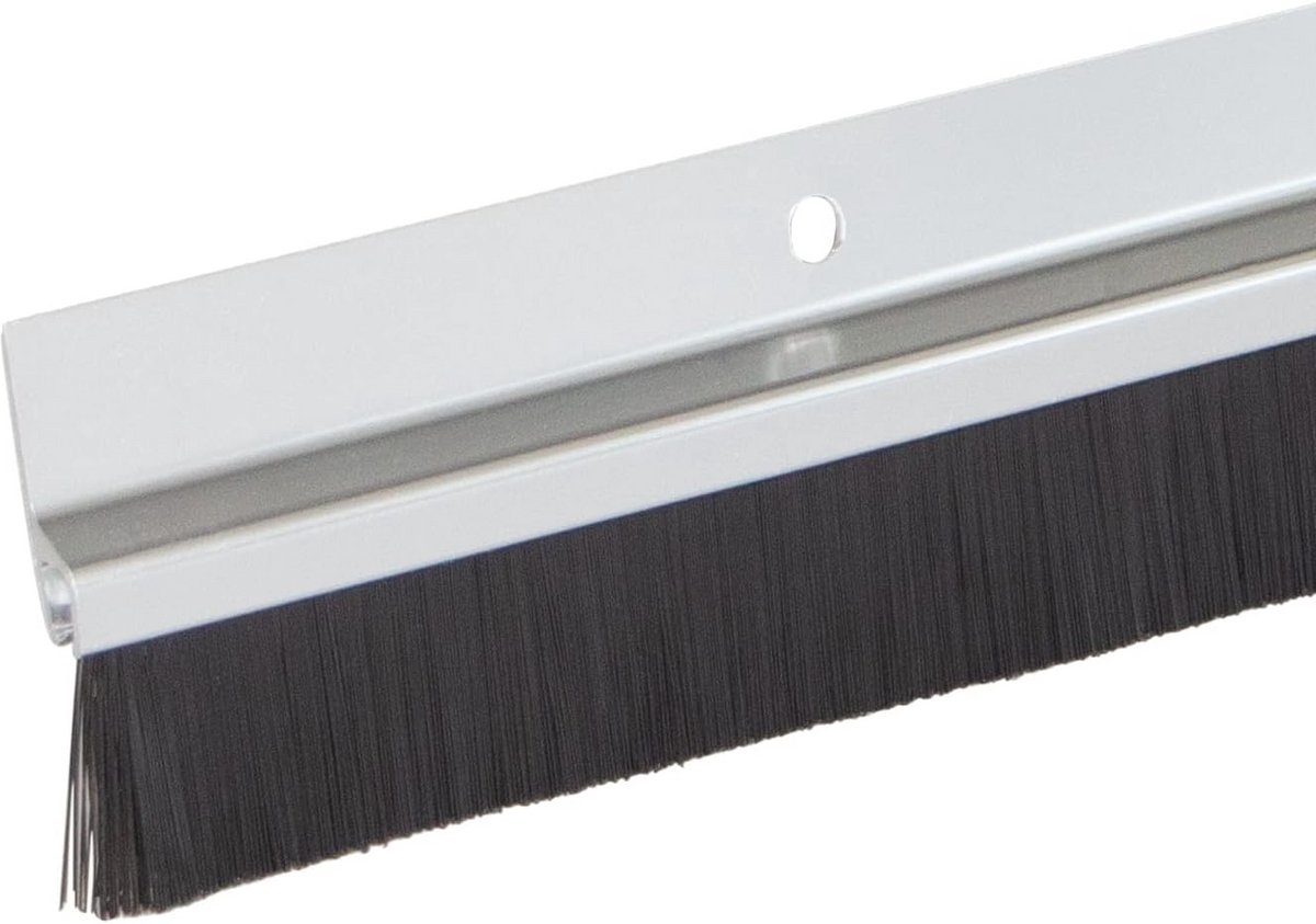 Deurafdichting en tochtstopper van aluminium - 1 meter