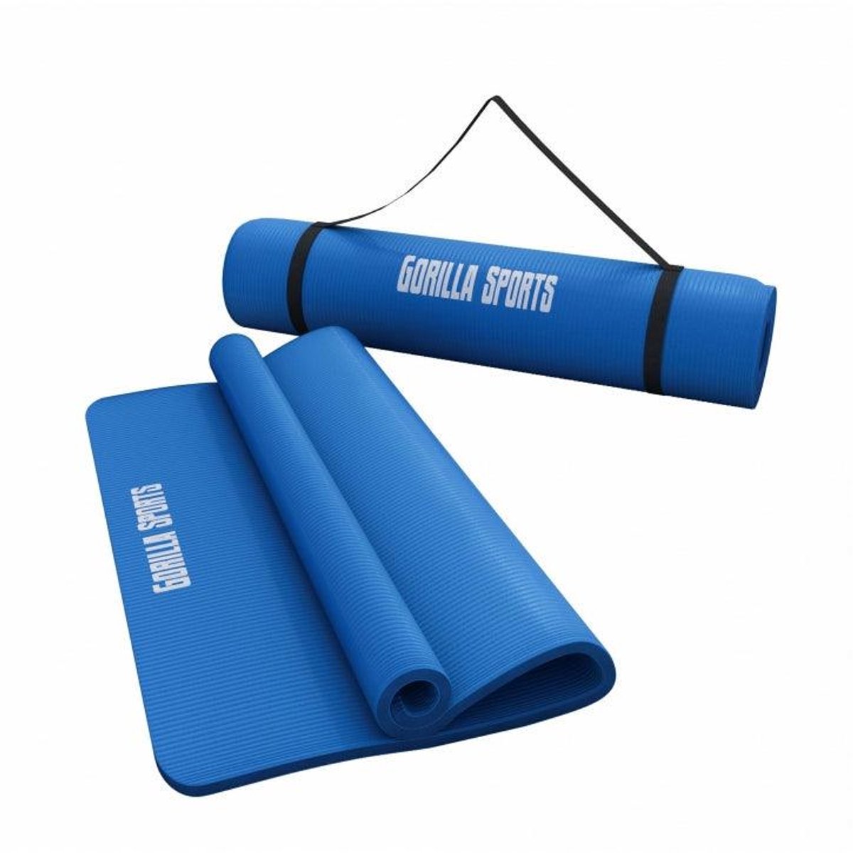 Gorilla Sports Royal Blue - Yogamat Deluxe 190 x 60 x 1,5 cm