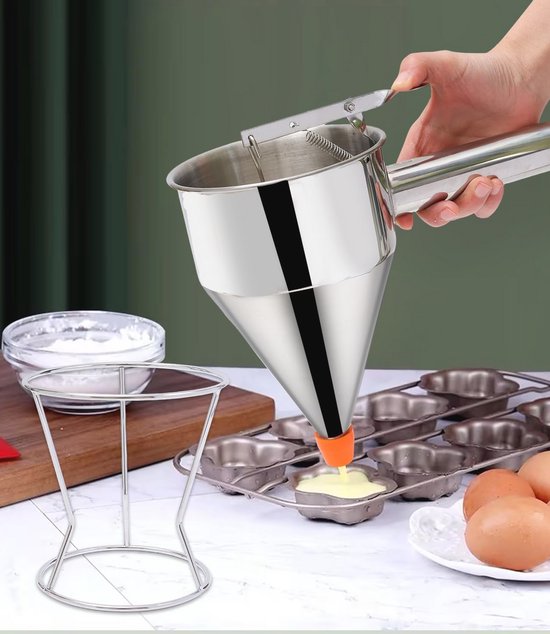 Siliconen Kitpistool van Aluminium Buis, 600 Ml Kitpistool met 10