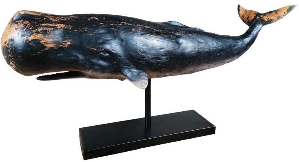 Michael Noll - Walvis Beeld - Blauw - XXL - 77cm