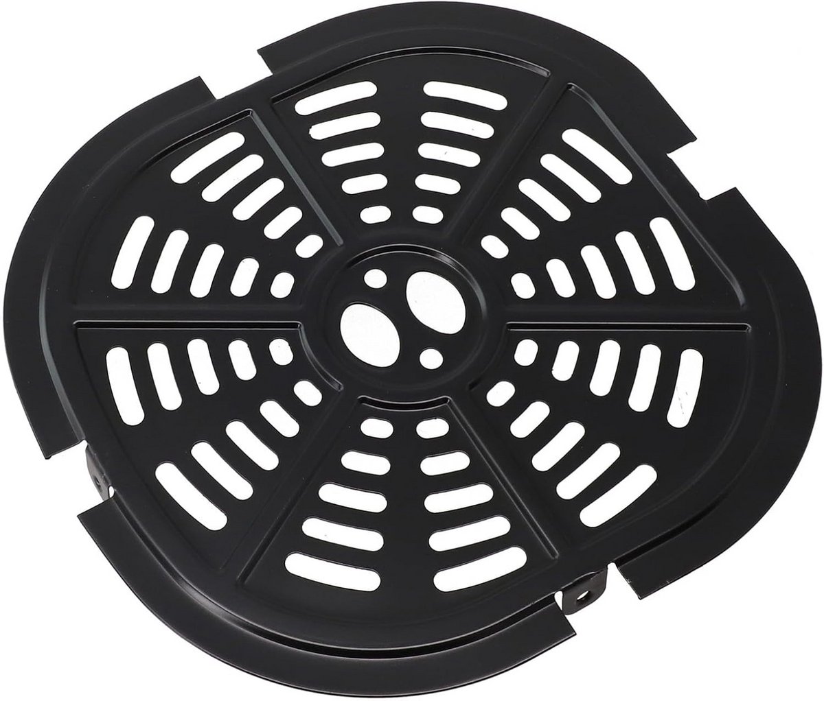 Airfryer Grillpan Vervangingsplaat Zwart Non-Stick Accessoire