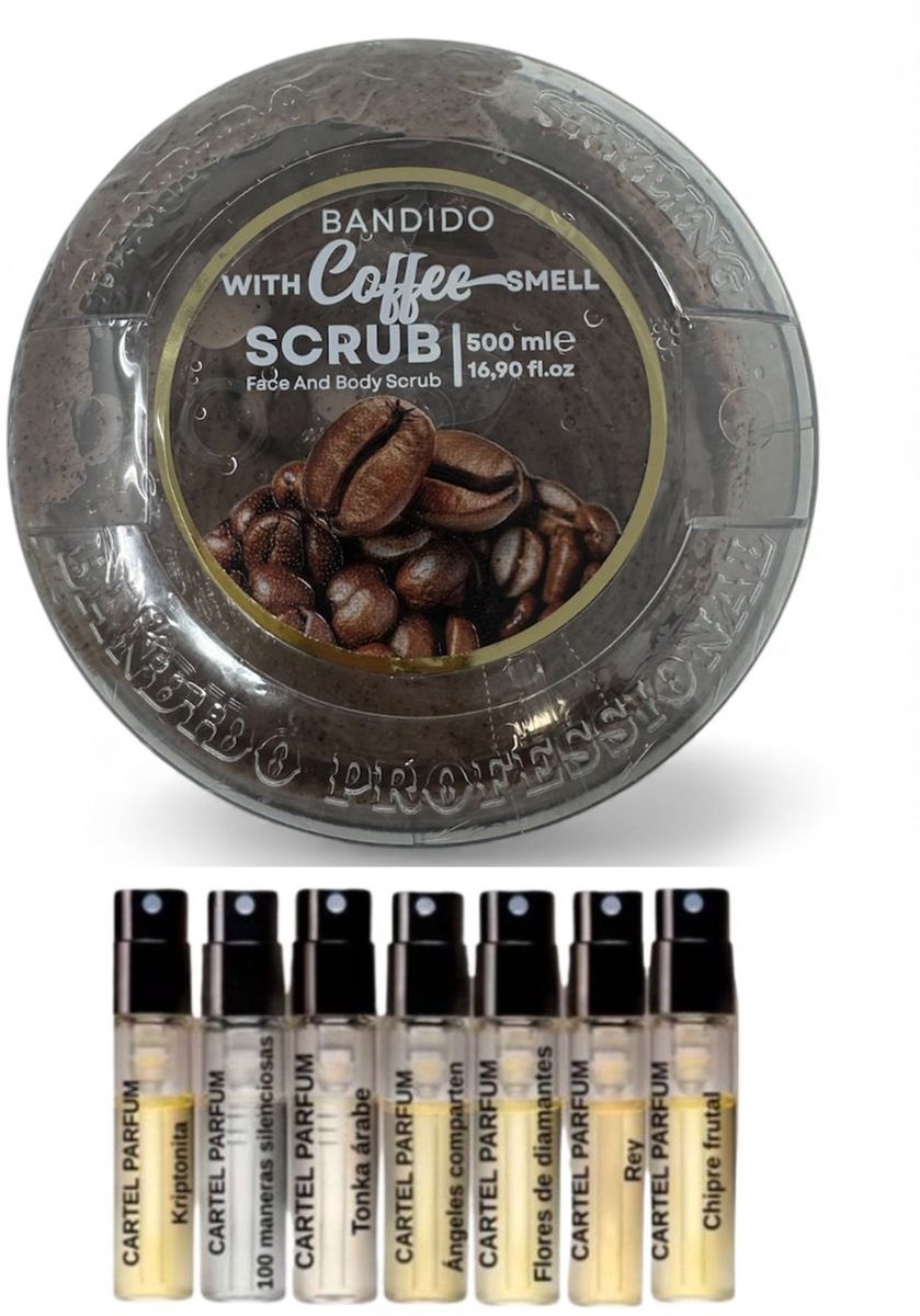 Bandido Coffee Scrub – Gezicht & Lichaam – Exfoliërende Scrub – 500 ml