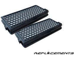 Replacements® HEPA-filters geschikt voor Miele Active AirClean 50 – Voor Complete C3, C2, S8, S6, S5, S4 - Vervangt SF-HA 50 - 2 stuks