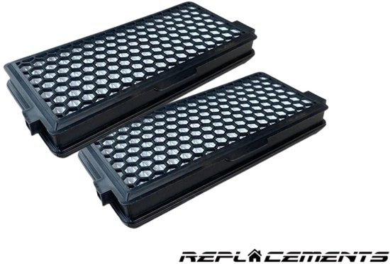 Replacements® HEPA-filters geschikt voor Miele Active AirClean 50 – Voor Complete C3, C2, S8, S6, S5, S4 - Vervangt SF-HA 50 - 2 stuks