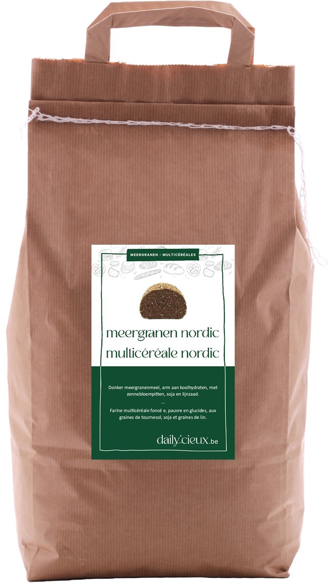 Meergranen Nordic 5kg - brood bakken - bakingrediënt - bloem