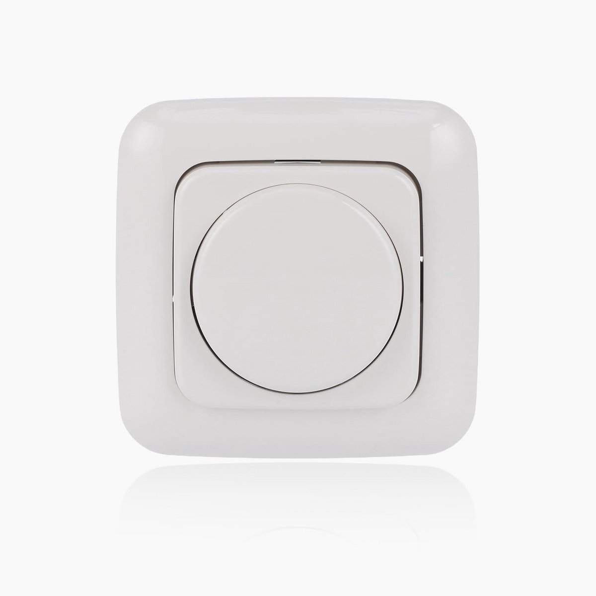 Complete LED Draaidimmer Set Alpinewit - Dimmer met Draai-/Drukknop en Afdekframe