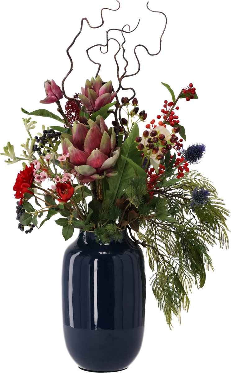 maxifleur Kunstplanten Kunstboeket Xandra Houston 80 cm Rood