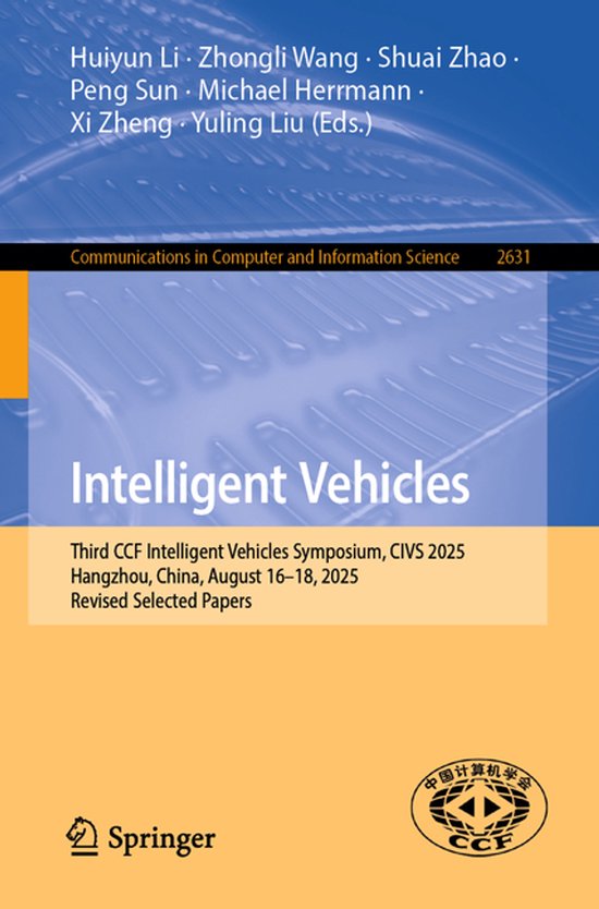 Communications in Computer and Information Science2631- Inte ... - cover