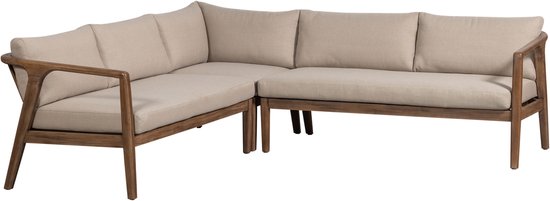 WOOOD Ensemble Salon Biam - Bois d'Acacia - Naturel - 67x227x227