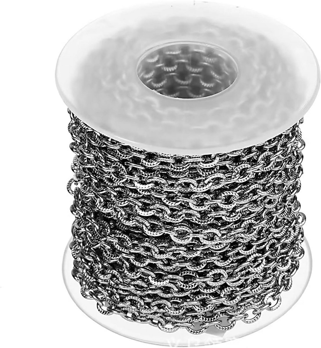 9 Meter Roestvrijstalen Curb Ketting - 4mm Breed - Voor Sieraden Maken en Knutselen
