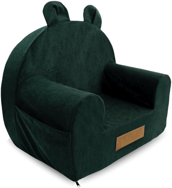 Flumi Kinderfauteuil van schuim - Donkergroen van Flumi — afbeelding 4