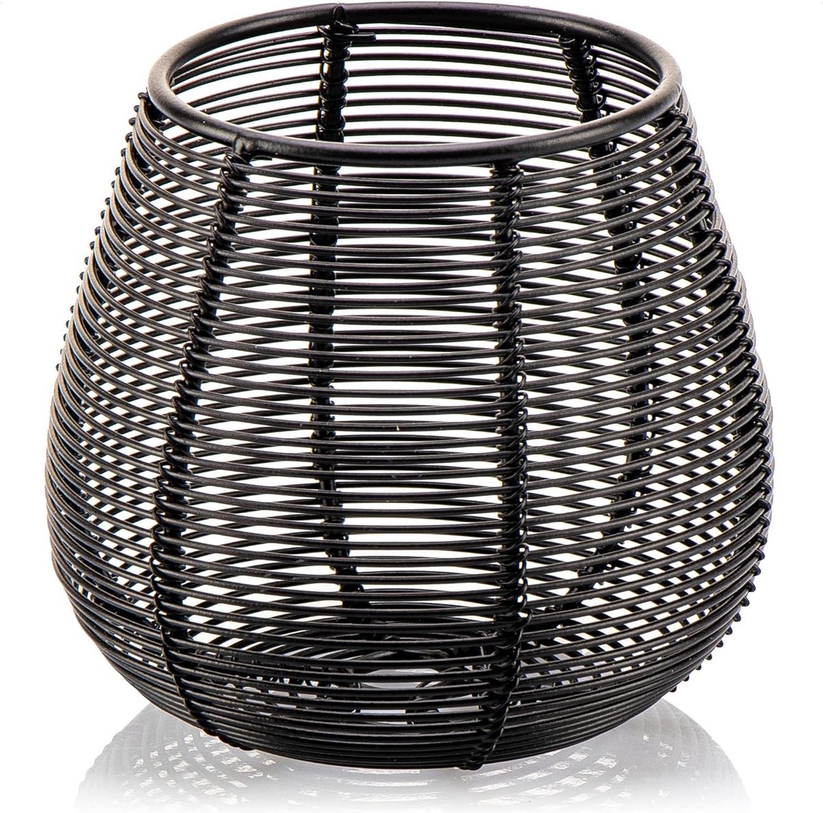 Stunq® Metalen theelichthouder - decoratieve kaarsenhouder - draadlantaarn - kaarsenhouder als kamerdecoratie - woonaccessoire - mandkaarslicht