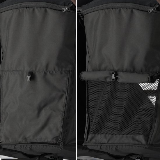 Deryan Luxe Rolo X2 V2 Dubbele Buggy - Duo Buggy - Zwart van Merkloos — afbeelding 4