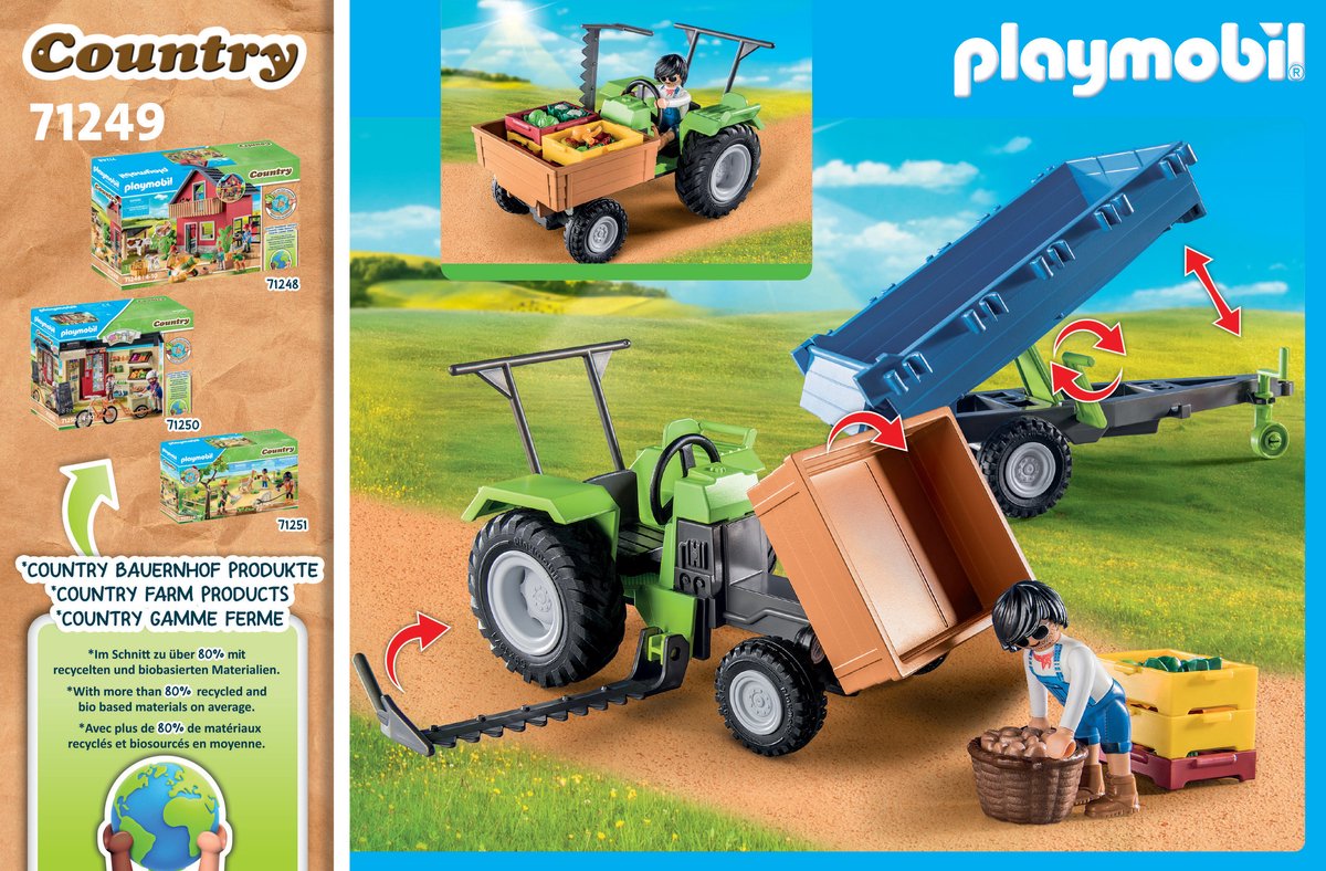 PLAYMOBIL Country Trekker met aanhanger - 71249 — afbeelding 13