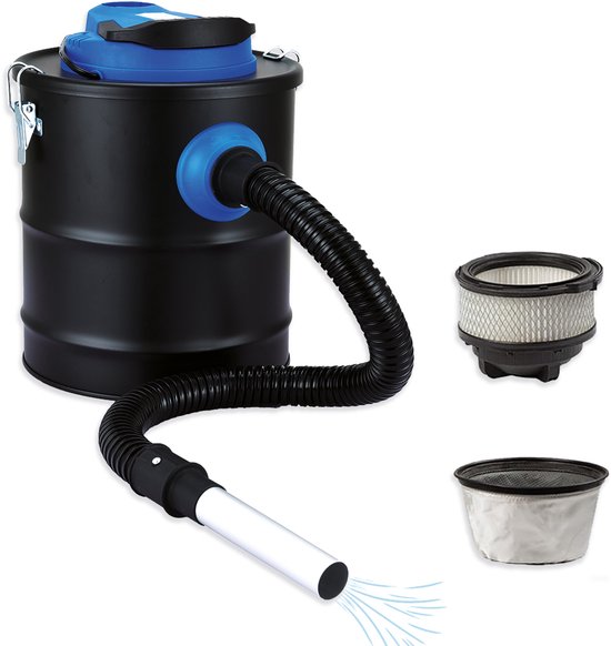 SwayTosh Aszuiger CGL ULTRA - 22kPa – Extreem Krachtige Asstofzuiger – 1200W – 15L Asemmer – Hittebestendig – Dubbele Filtering - Aluminium Slang - Aszuiger Pelletkachel en Openhaard