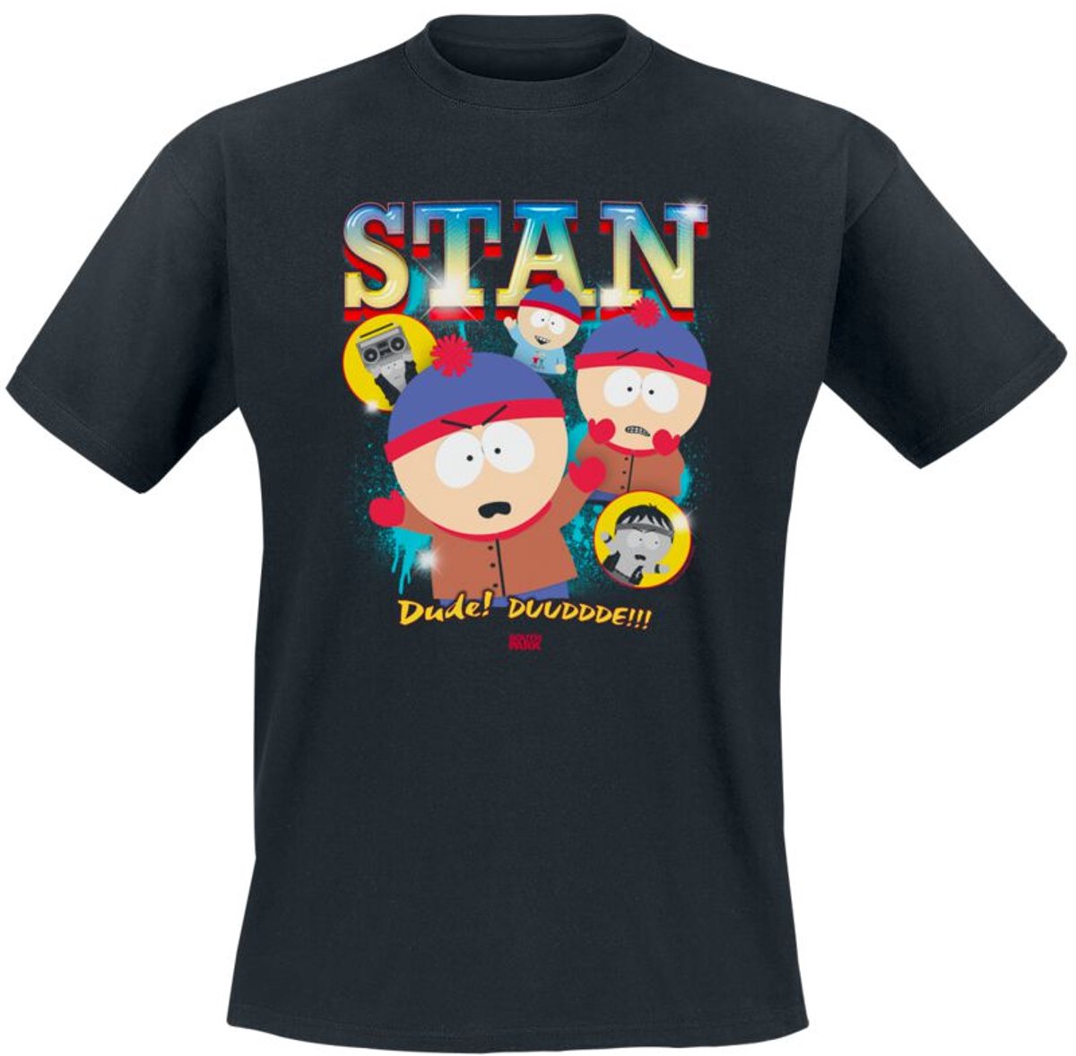 South Park Stan Bootleg Rap Heren T-shirt - zwart - XXL