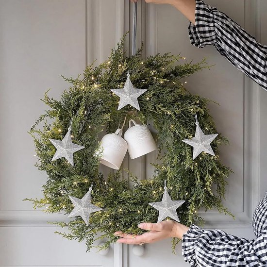 Boomballen ornamenten decoraties ornamenten 24 stuks kerstballen