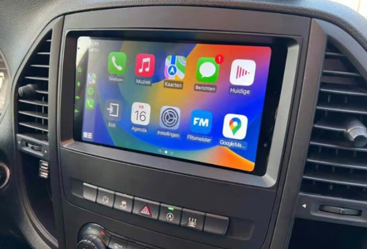 Apple CarPlay & Android Auto Autoradio met DAB+ voor Volkswagen crafter 2006-2016
