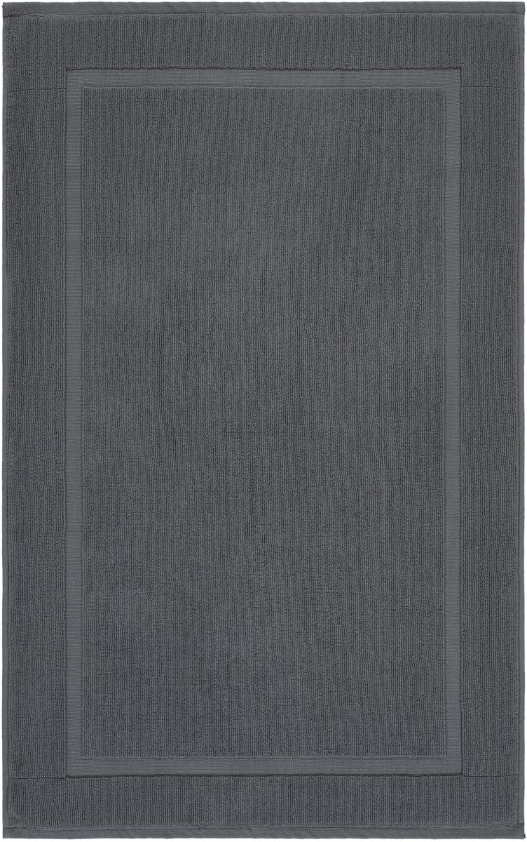Luxe katoenen badmat - 1200 GSM - 60 x 100 cm - Steel Grey