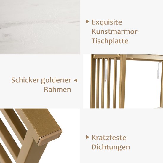 COSTWAY Consoletafel, houten haltafel met 2 laden, ingang, smal