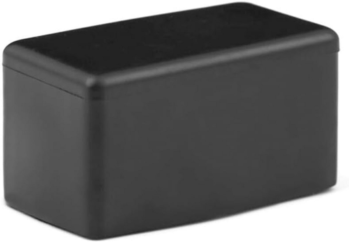 12x Rechthoekige Stoelpootdoppen PVC - Krasvrije en Geluidsisolerende Beschermers voor Tafels en Stoelen (15x30mm)