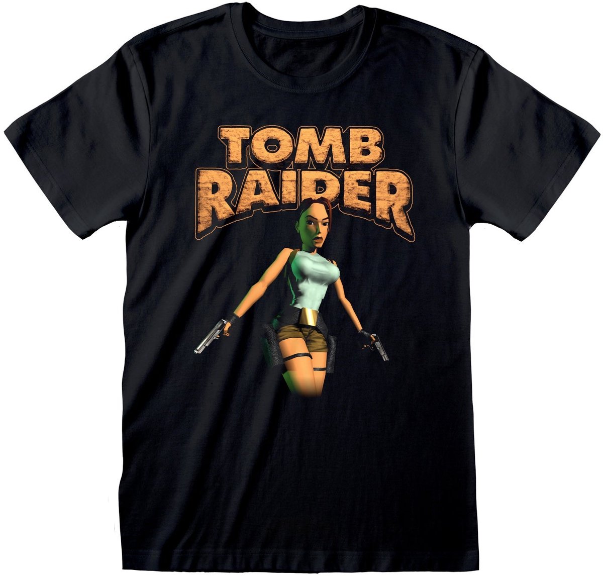 Tomb Raider shirt – Classic Lara Croft XL Zwart