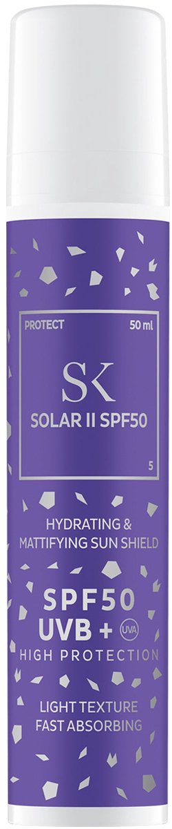 Skintegra Solar II SPF50 Zonnebrand Gezicht – Matterende Zonnebescherming – 50 ml