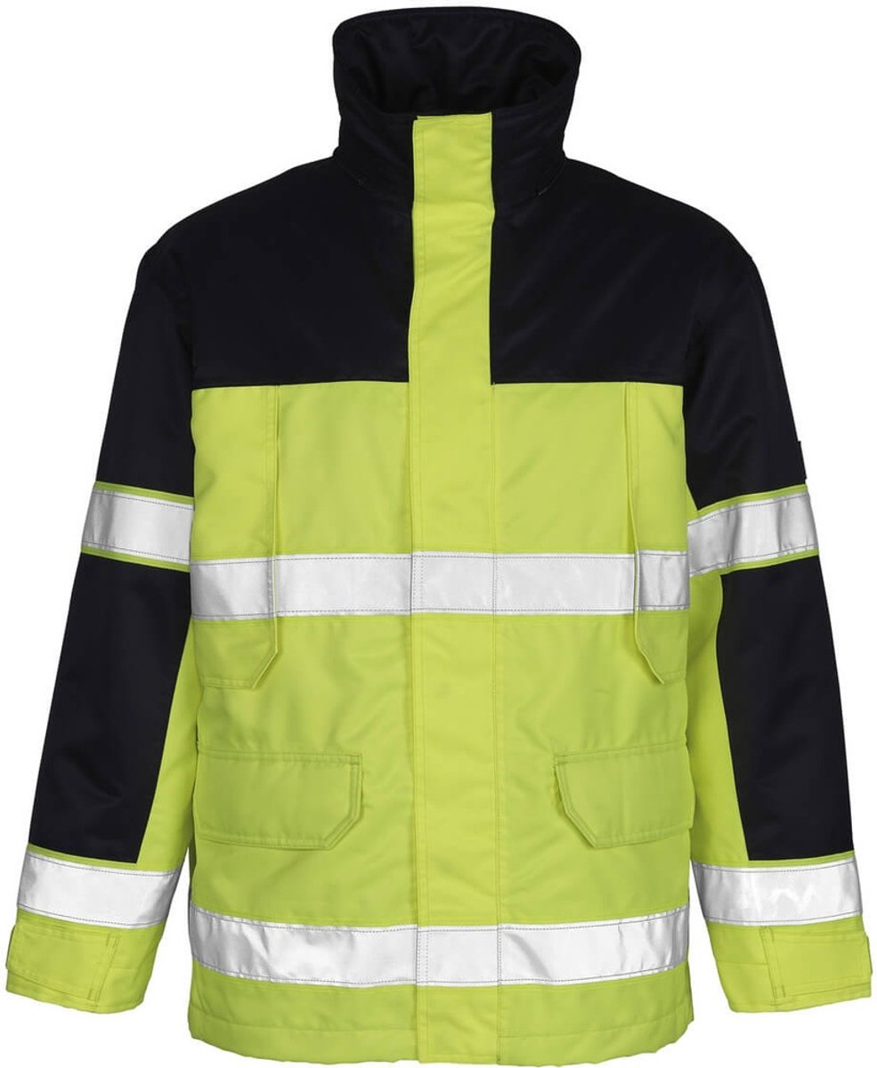 Mascot Safe Image Parka 00930-880 - hi-vis geel/marine - XL