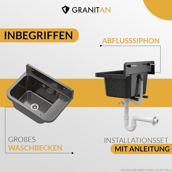 Gootsteen wastafel wasbak binnen buiten tuin garage kelder