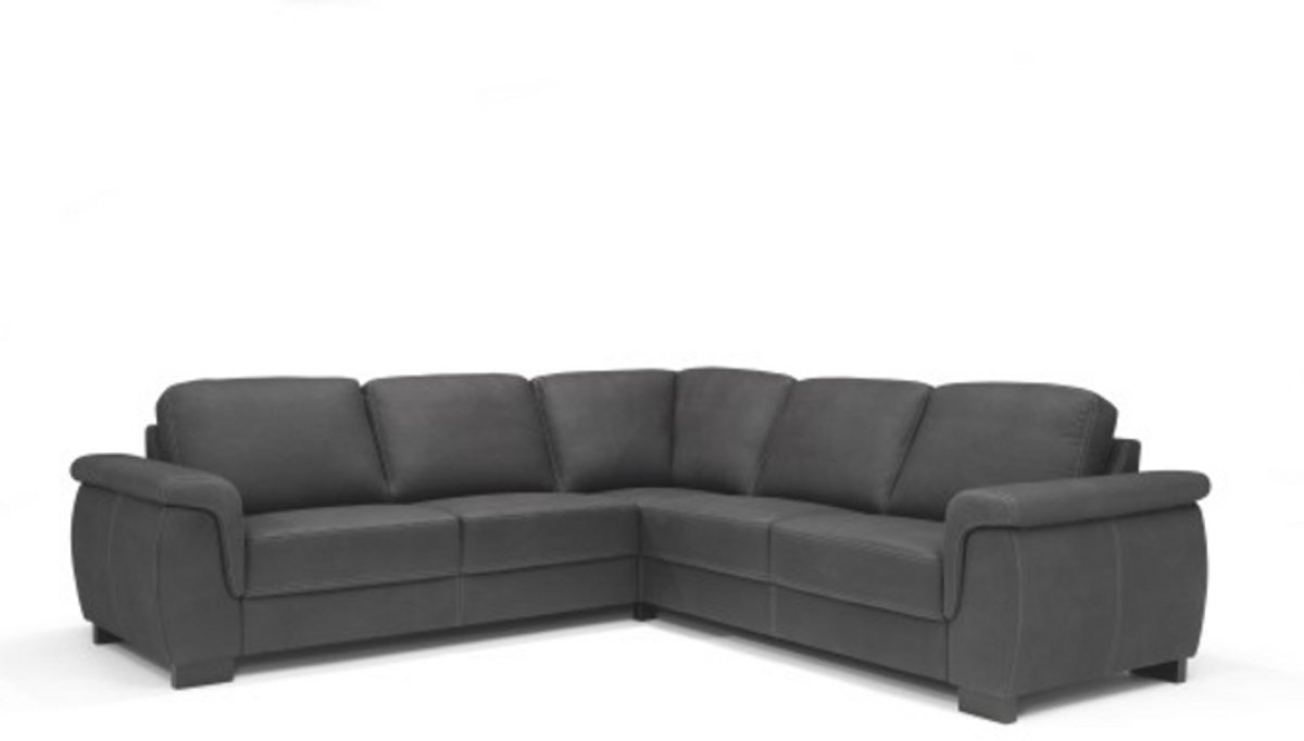 The Seats Hoekbank Robin – Texas Stof – Luxe Grote Hoekbank – Zachte Lederlook – Duurzaam & Comfortabel – Zwart