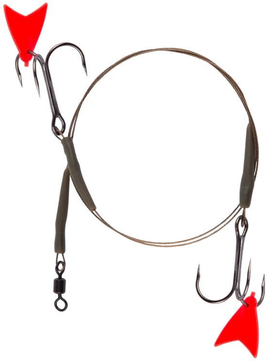 Skeater Deadbait Piketrace 7x7 - 45cm Single #4 + #2 van Skeater — afbeelding 2
