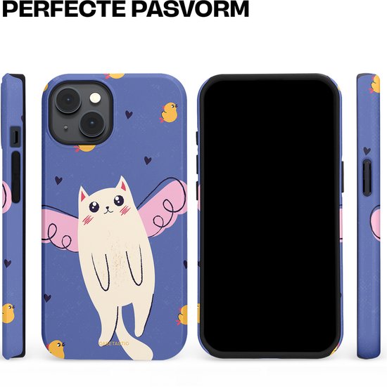 Casetastic Hoesje Geschikt voor Apple iPhone 14 Magsafe - Stijlvolle Beschermende Duo-layer Case - Kuikendief
