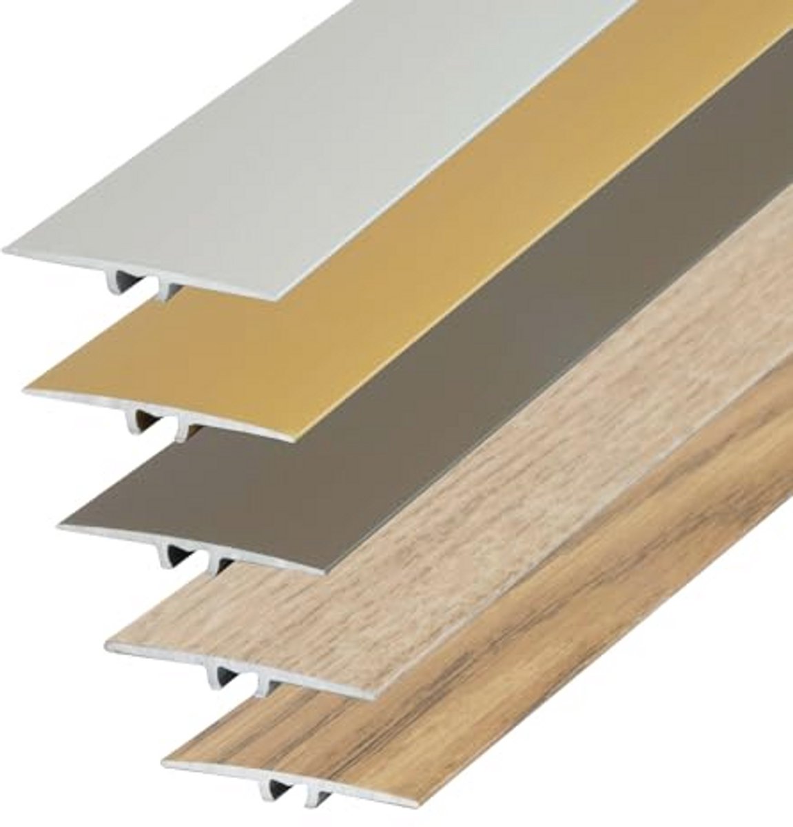 Overgangsprofiel Plat 180cm x 35mm voor Schroeven - Geanodiseerd Aluminium