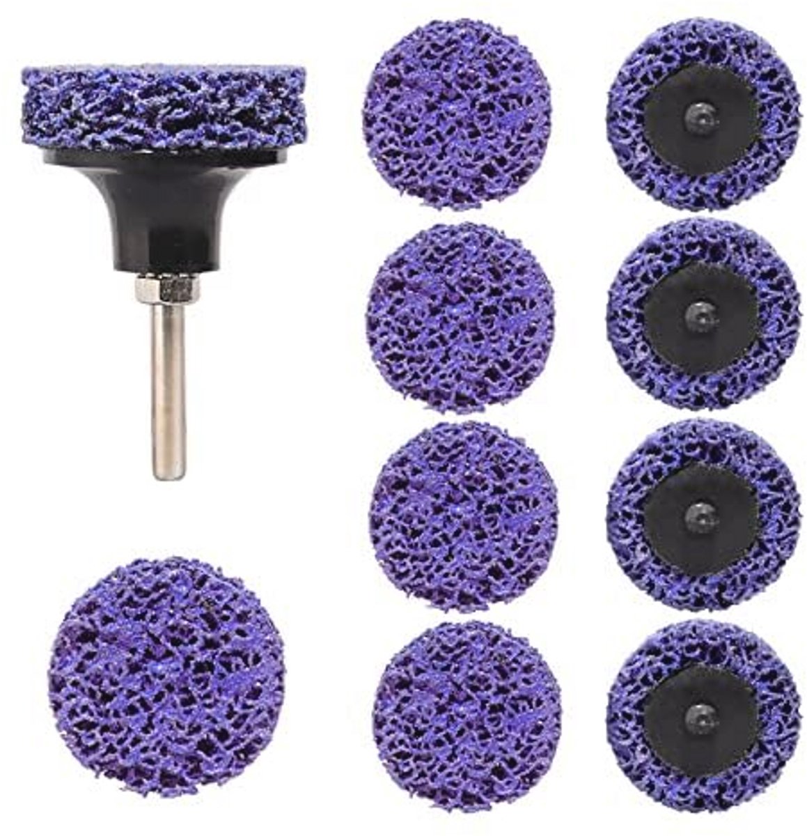 Grove Slijpschijven Set van 10 - 2 Inch (50 mm) Nylon Weave Disc voor Polijsten en Roestverwijdering