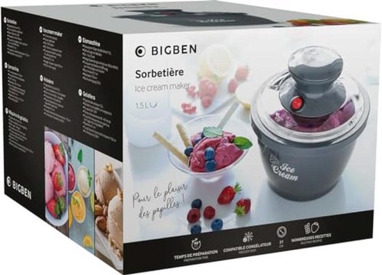 Interactieve IJsmachine 1,5 Liter voor IJs, Sorbet en Bevroren Yoghurt van Merkloos — afbeelding 3