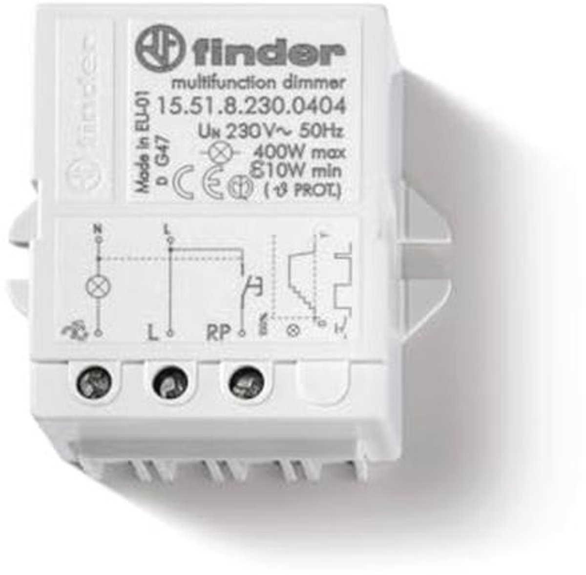 Inbouwdimmer 400W voor 230Vac - Elektronische Dimming Oplossing