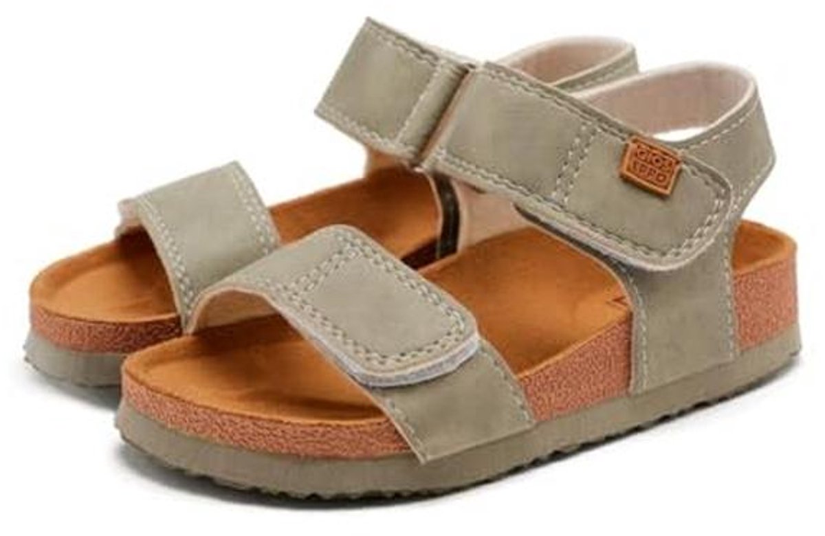 Teenslippers voor jongens met verstelbare sluiting en waterdichte zool