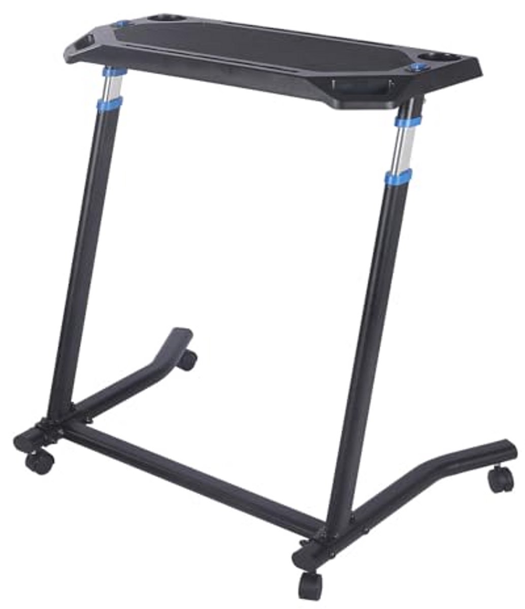Mobiel Opvouwbaar Fietsenbureau - Multifunctioneel Fietstrainer en Loopbandbureau