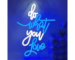 Do What You Love Neonlicht - Creatief Led Neonbord voor Slaapkamer, Bar, Bruiloft en Feestdagen