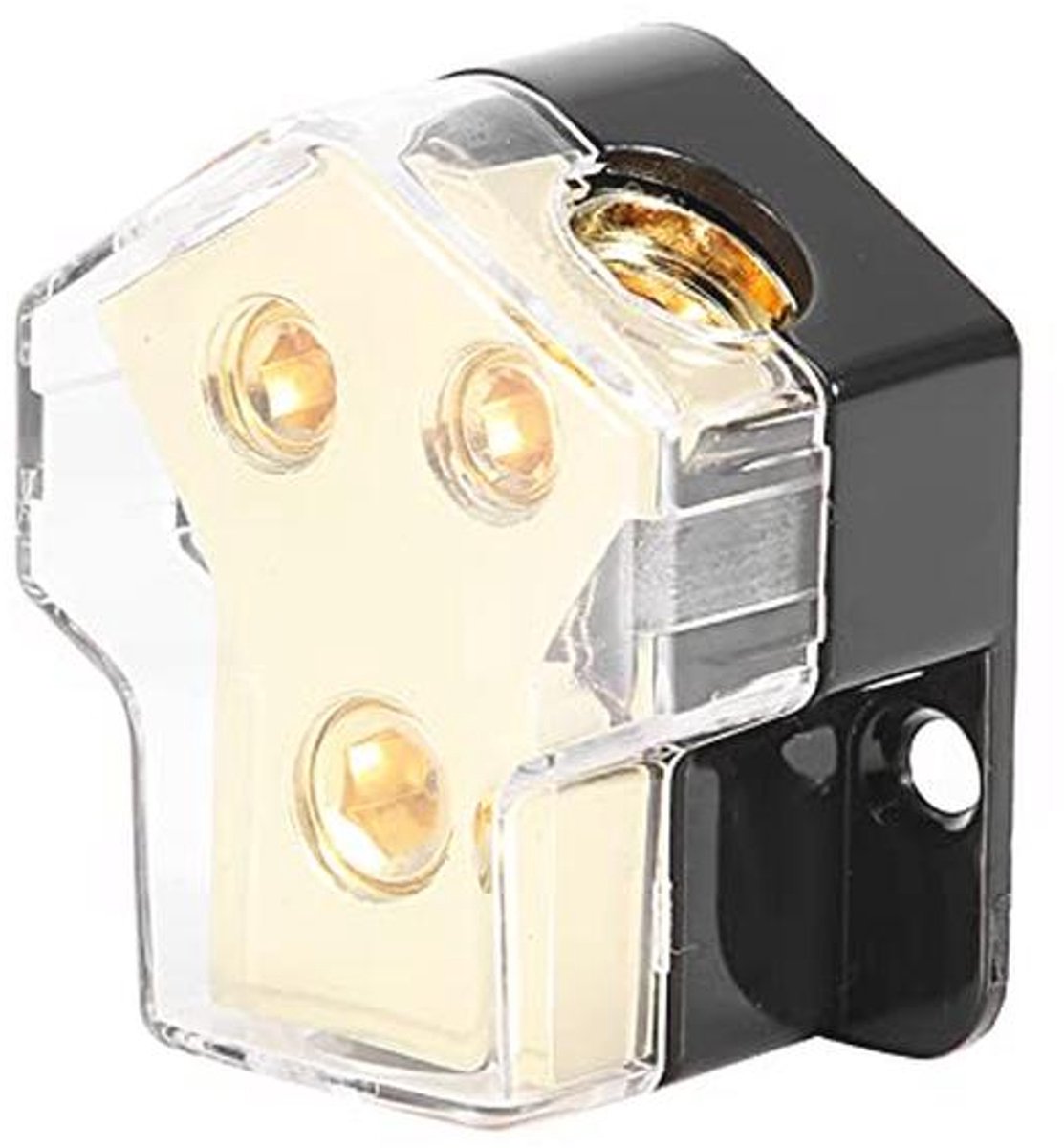 Auto Audio Stroomdistributie Blok 1 * 1GA In 2 * 4GA Uit Splitter
