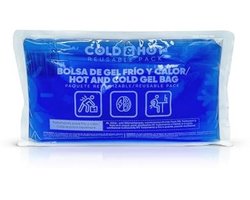 SURGICALMED - Cold Warm Compresse Reusable (26 x 15cm) - Gel - Flexible Bag - Multifunctional, Ideal for Therapies, Muscle Pain, Fever and Sports Injuries - Suitable for Refrigerator and Microwave