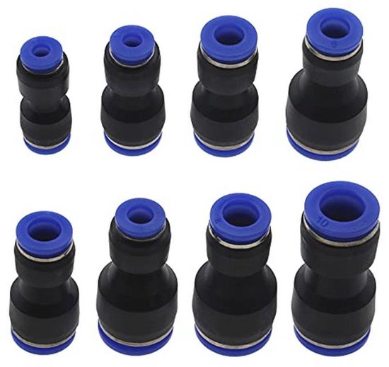 1 stks pneumatische fittingen luchtwaterpijpen en buisconnectoren direct stuwkracht plastic slang snelle koppelingen,PE,Tube OD 4mm