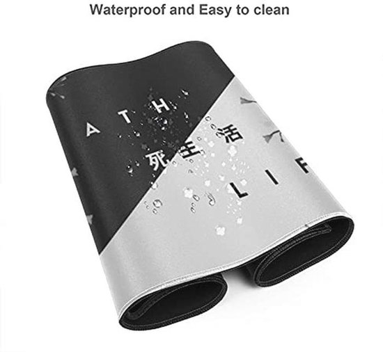 Grote Gaming Muismat met Japanse Kersenbloesem - Antislip en Gestikte Rand 70 x 30 cm — afbeelding 5