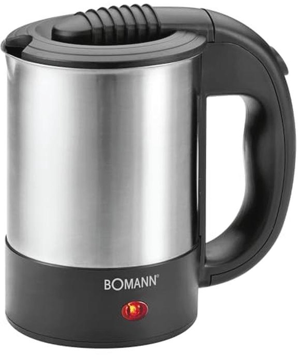 Reiswaterkoker 0,5 liter met RVS behuizing en accessoires