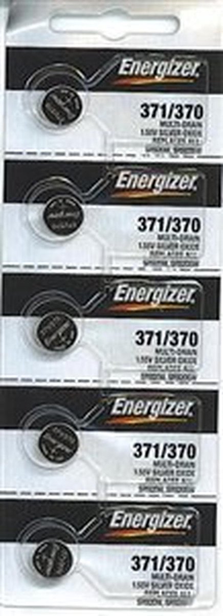 371/370 zilveroxide horlogebatterij (5 stuks)
