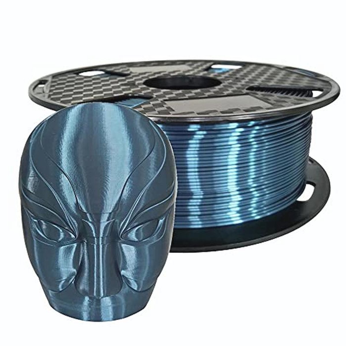 Zijdeachtig Donker Cyaan PLA 3D Printer Filament 1.75mm 1 KG - Hoogwaardige Glans voor 3D Printen