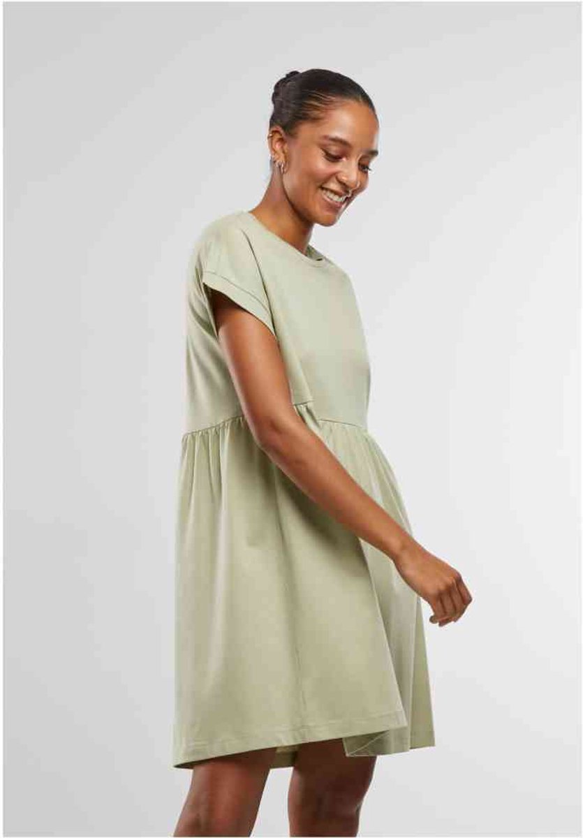 Urban Classics Organic Empire Valance Tee Korte jurk XL Groen