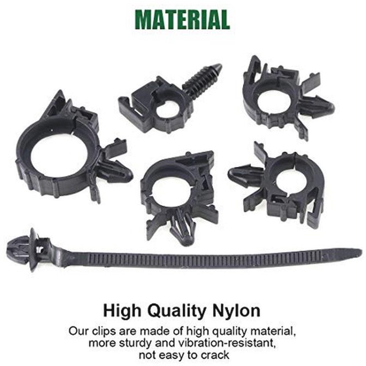 56 Stks Auto Draad Loom Routing Clips - Assortiment van Universele Bedrading Harnas Clips in 6 Maten — cadeau in Cadeau-ideeën - foto 2